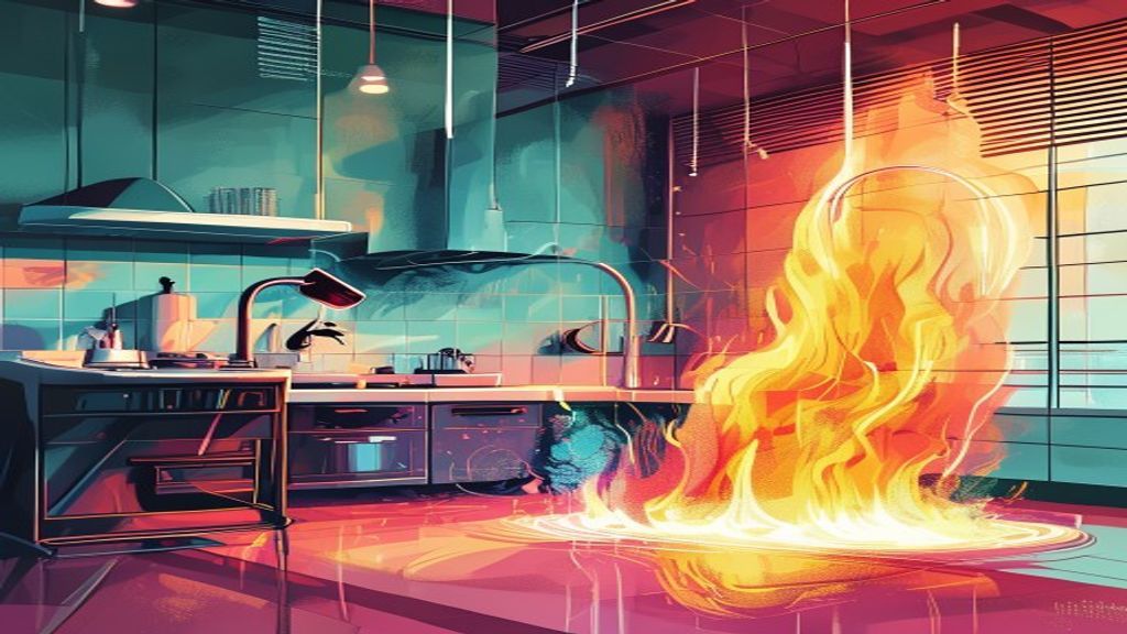 Sound waves extinguish kitchen fires but may not replace sprinklers